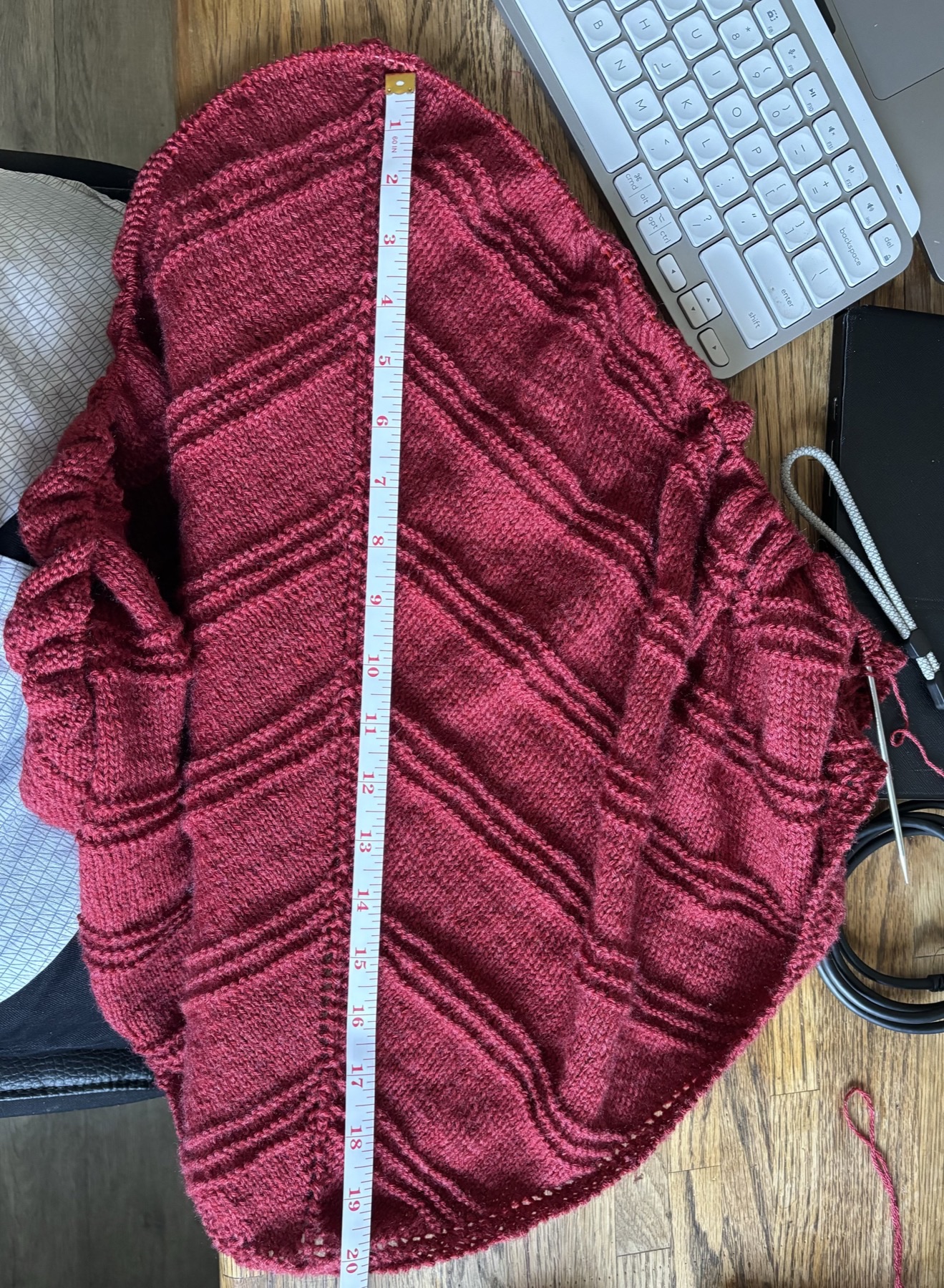 Merino rebozo in natural light
